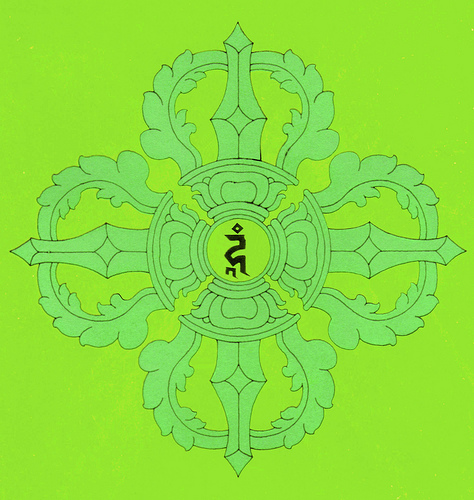 Crossed vajras